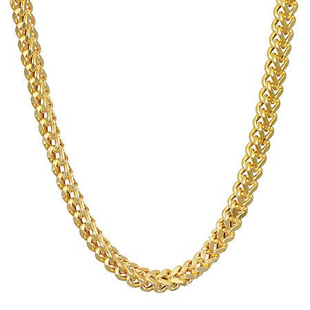 This metal can be paired with almost any gemstone, mineral, or design. . Sams club gold chains